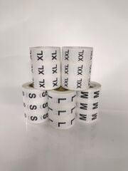 20mm Çap Beden Etiketi 1000 sarım