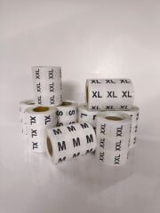 20mm Çap Beden Etiketi 1000 sarım