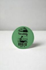 30 mm Yuvarlak Siyah Baskılı Yeşil Zemin Kuşe Etiket