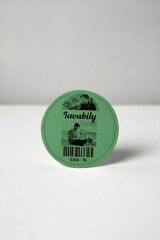 100 mm Yuvarlak Siyah Baskılı Yeşil Zemin Kuşe Etiket