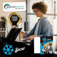 SW-2018 SNOW A4 Lazer Etiket 63.5X46.6 mm