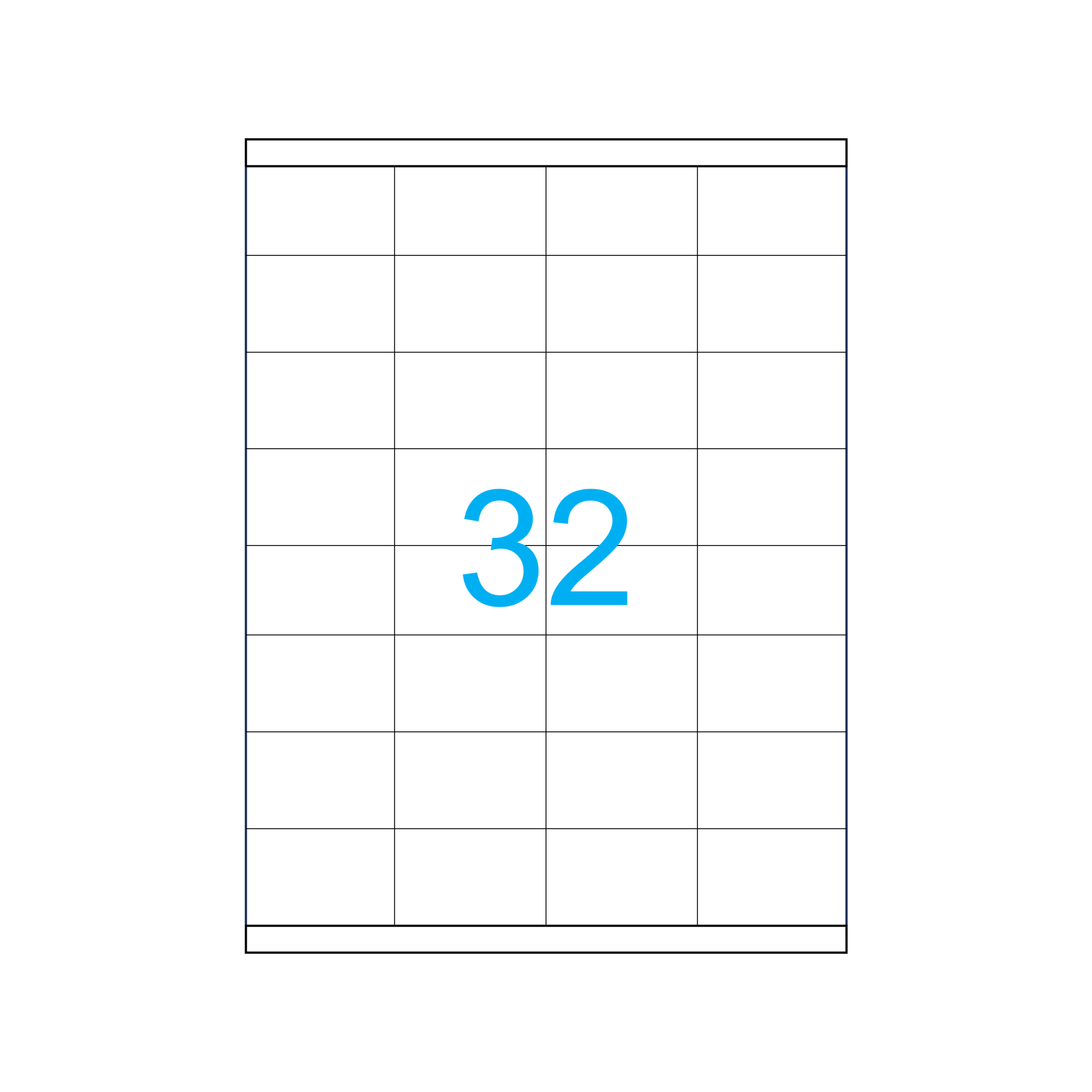 A4 Snow Lazer Etiket 52.5×35 mm Beyaz 100 Yaprak SW-2032
