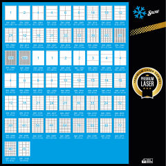 A4 Snow Lazer Etiket 70×37.125 mm Beyaz 100 Yaprak SW-2037