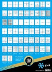SW-2270 SNOW A4 Lazer Etiket 40X20 mm