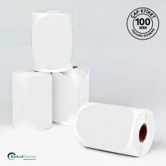 100mm Çap Etiket 250'lik Sarı