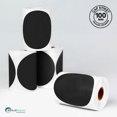 100mm Çap Etiket 250'lik Sarı