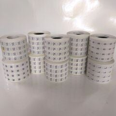 10mm Çap Beden Etiketi 5.000 Sarım