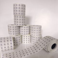 10mm Çap Beden Etiketi 5.000 Sarım