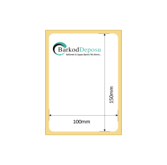 100x150 Termal Barkod Etiketi 300 Sarım