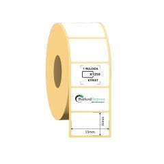 55X35 Termal Barkod Etiketi 1250 Sarım