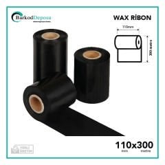 110mmX300mt Standart Wax Ribon