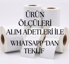 Lamine Termal Etiket
