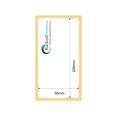 90x200 Termal Barkod Etiketi 250 Sarım
