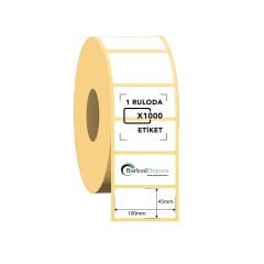 100x45 Termal Barkod Etiketi 1000 Sarım