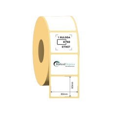 80x60 Termal Barkod Etiketi 750 Sarım