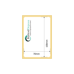 70x100 Termal Barkod Etiketi 500 Sarım